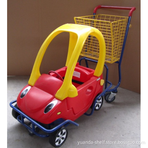 Lovely Appearance Supermarket Kids Shopping Trolley with Seat (YD-M28)